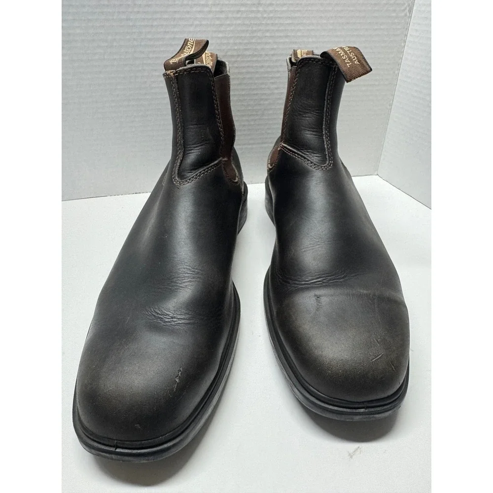 Blundstone 062 Chelsea Boots Brown‎ Leather Mens Size 12 AU/UK Dress Boot